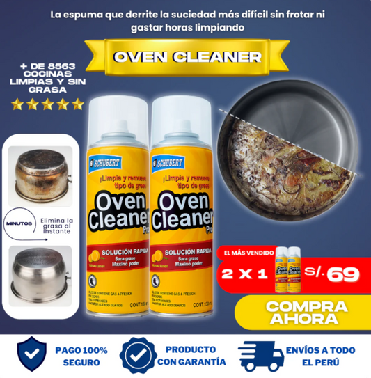 (2X1) OVEN CLEANER - ESPUMA QUITA GRASA- 001