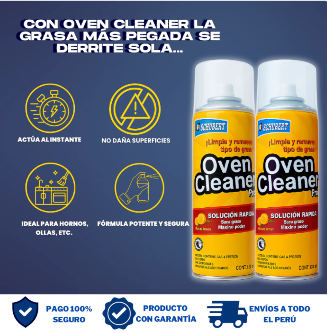 (2X1) OVEN CLEANER - ESPUMA QUITA GRASA- 001