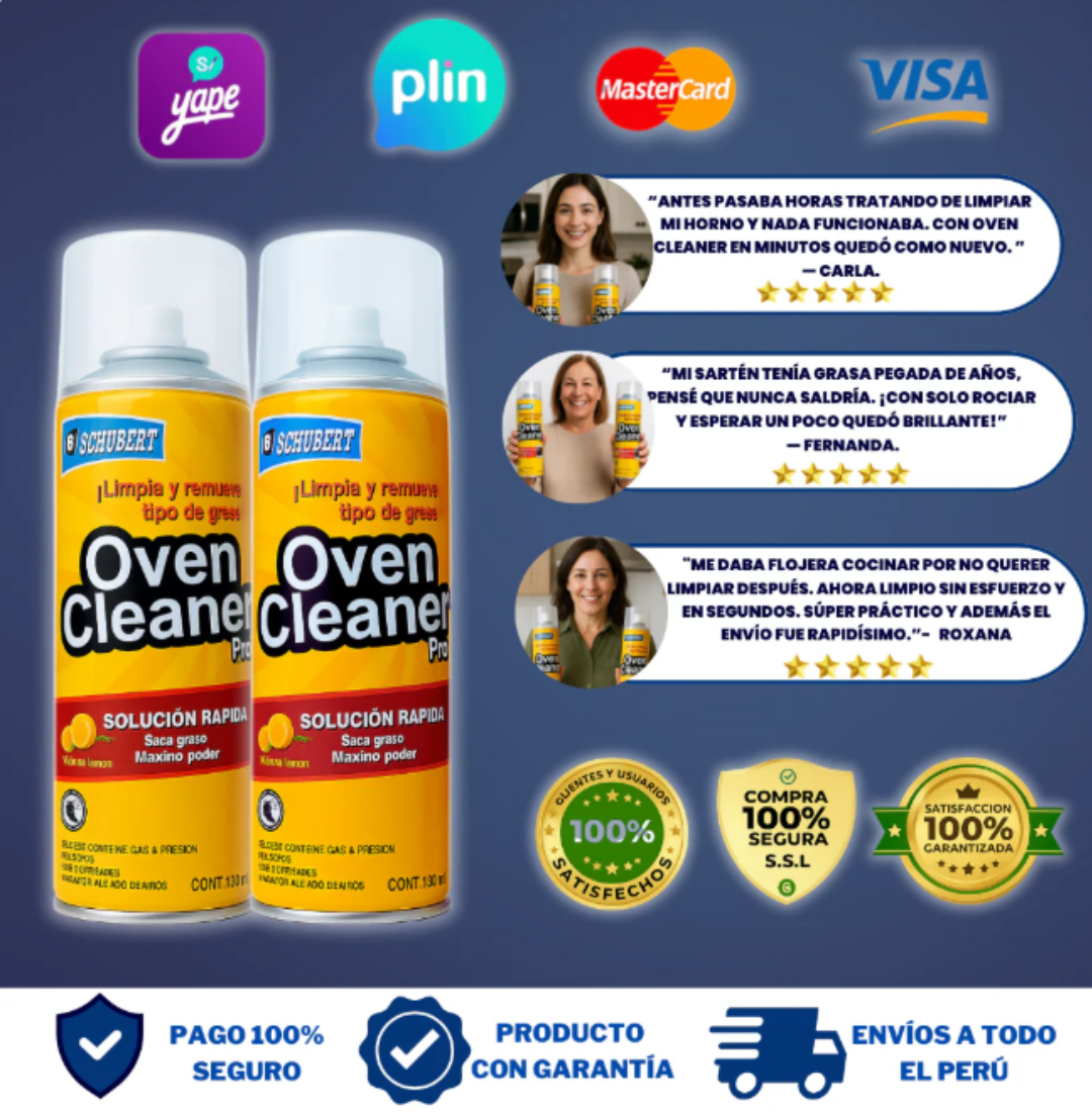 (2X1) OVEN CLEANER - ESPUMA QUITA GRASA- 001